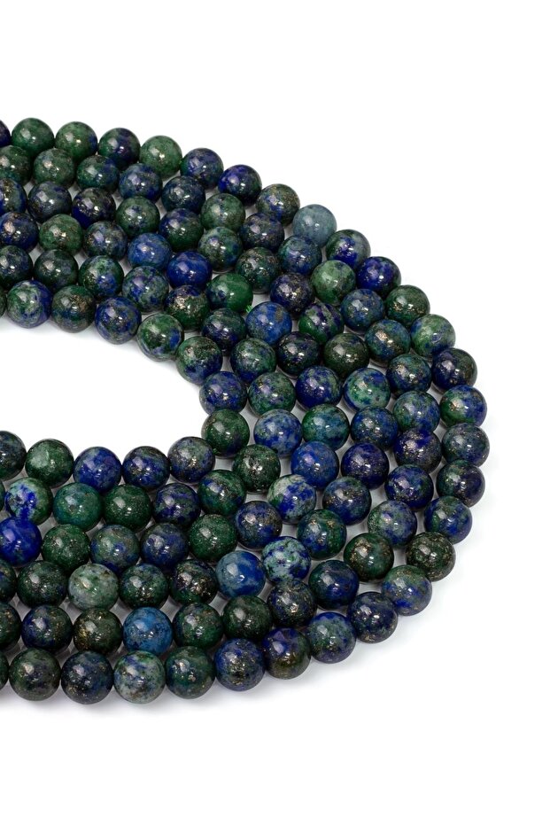 6 mm Azurite Stone String Dz3277