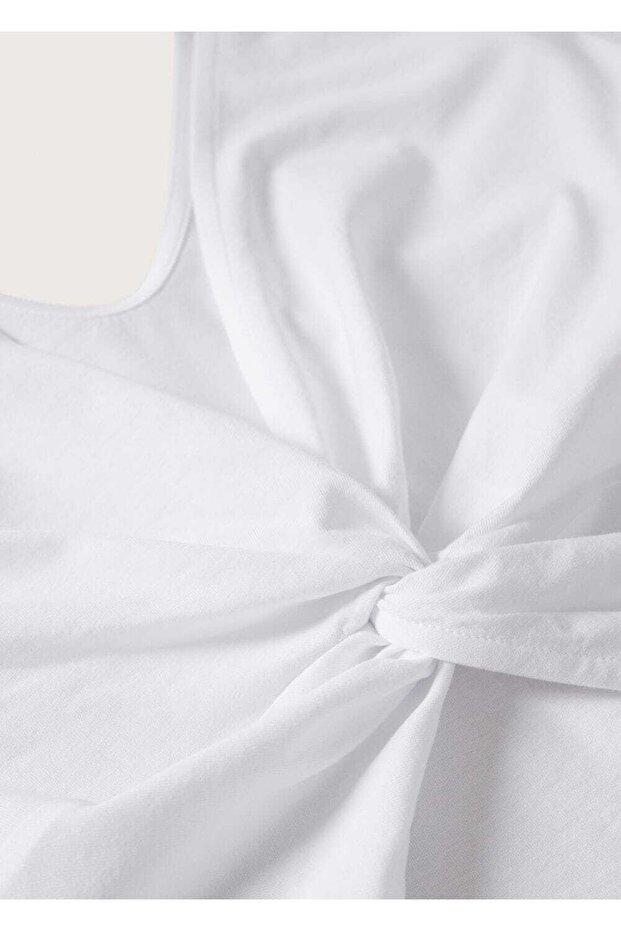 Fırfırlı Pamuklu Tişört - 5