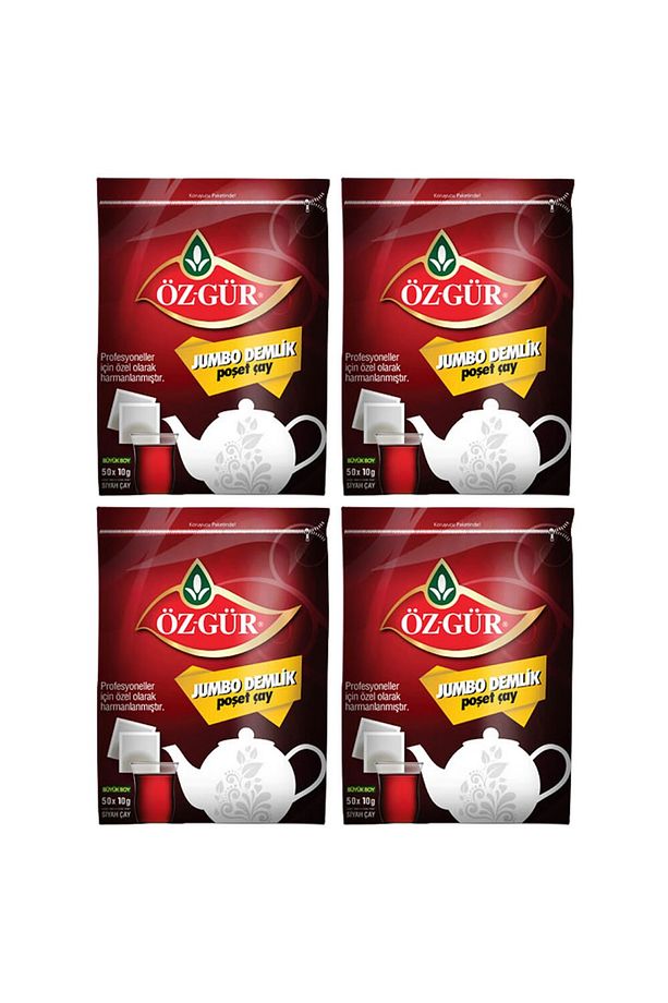 Jumbo Demlik Poşet Çay 50 Li - 50x10 G X 4 Adet - 1