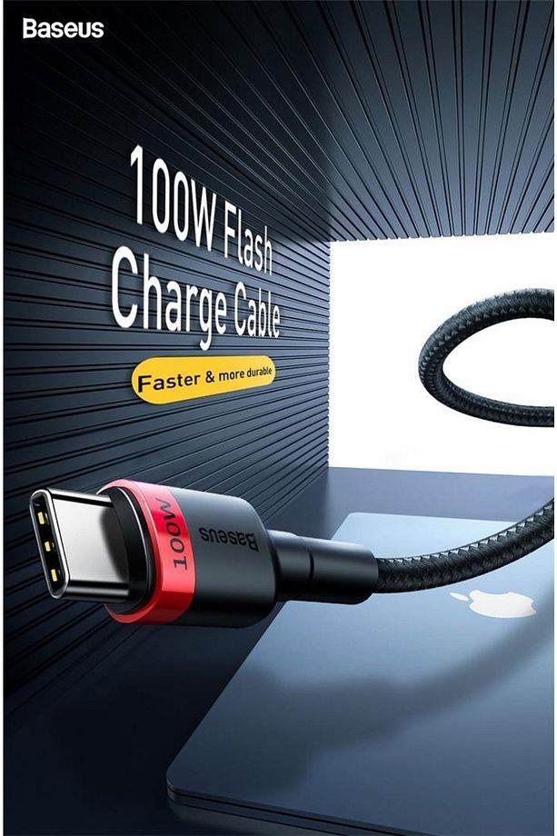 Type C To Type C 100 Watt Süper Hızlı Şarj Data Kablosu 2 Metre Pd - 2