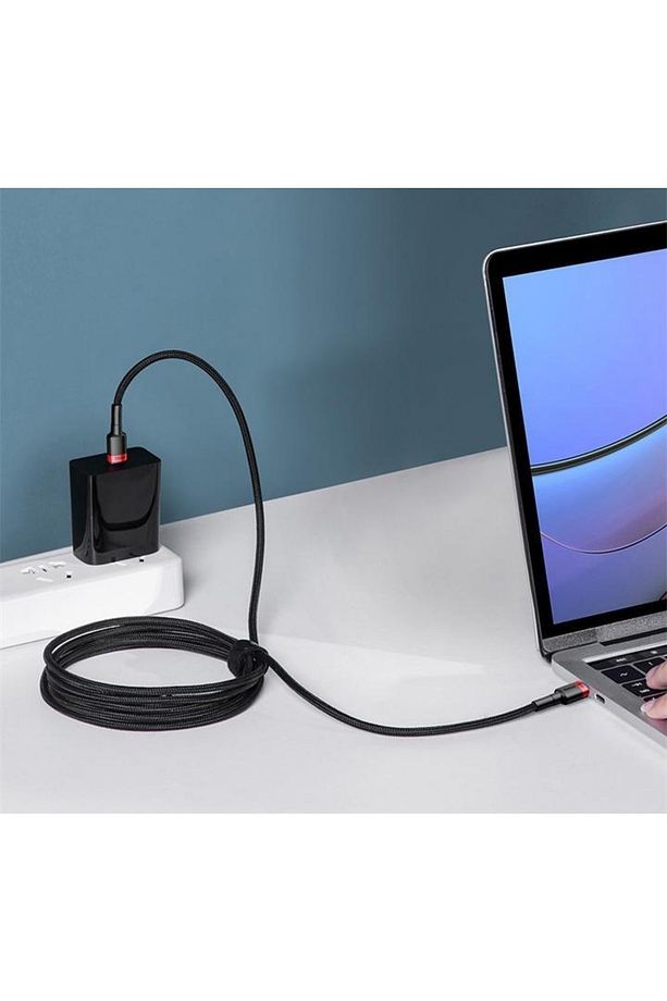 Type C To Type C 100 Watt Süper Hızlı Şarj Data Kablosu 2 Metre Pd - 3