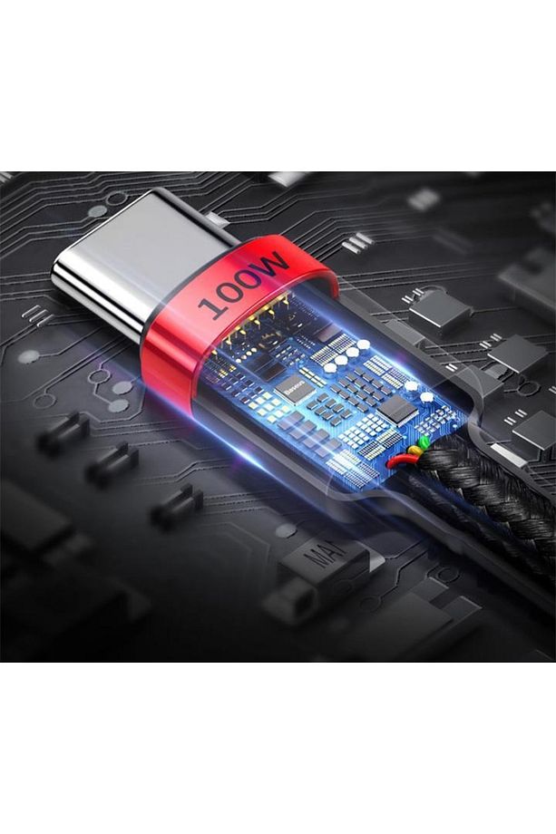 Type C To Type C 100 Watt Süper Hızlı Şarj Data Kablosu 2 Metre Pd - 7