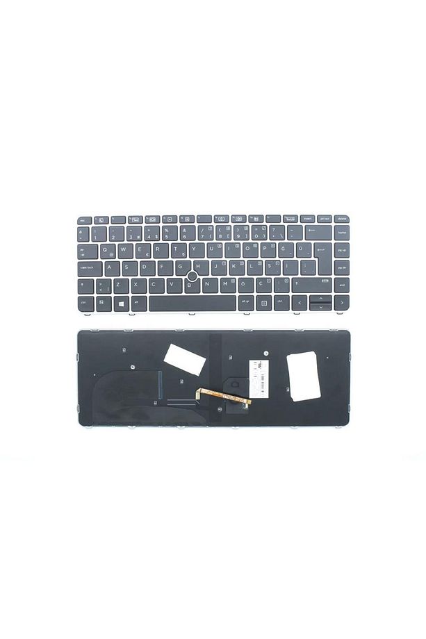 Elitebook 840 G3 Siyah Tr Notebook Klavye - Laptop Tuş Takımı - Işıklı** Uyumlu - 1