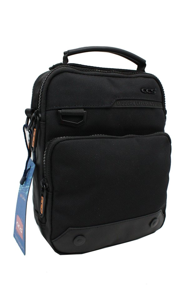 Ççs 31249 Crossbody Messenger Bag with Tablet Compartment Black
