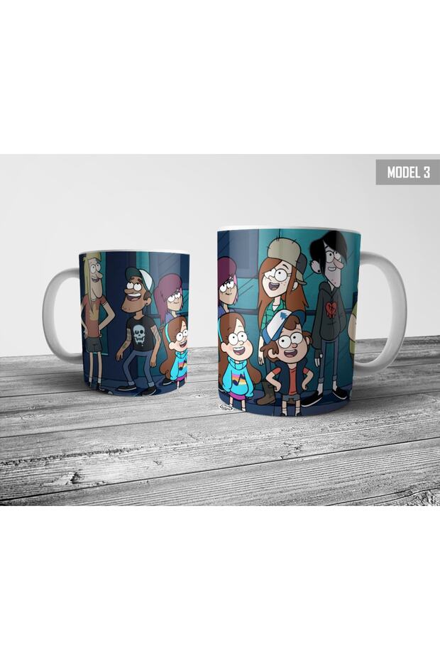 Gravity Falls - Esrarengiz Kasaba Kupa Bardak Model 3 - 1