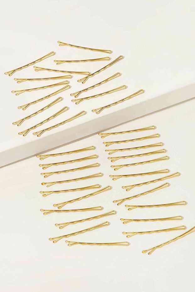 Women's 24-Piece Gold Yellow Wire Buckle Set