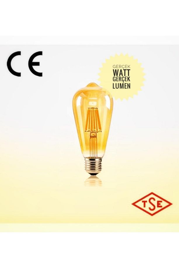 6w Rustik Led Ampul - 1