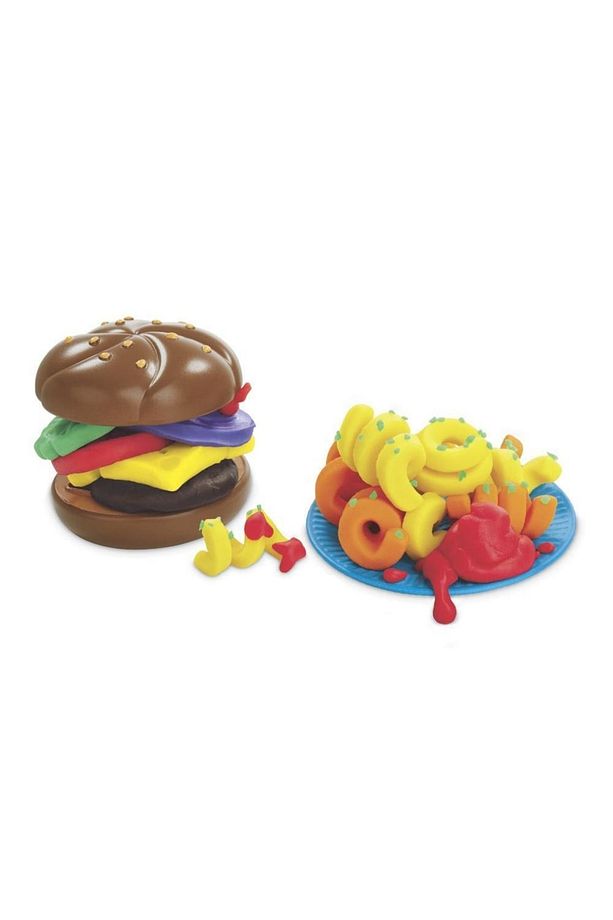 Play-doh Mutfak Atölyesi Hamburger Ve Patates Kızartması Seti -e5472 - 3