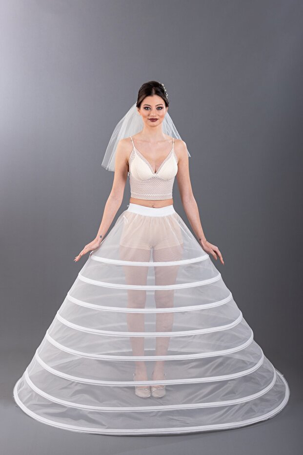 Jupon Trendy Turning Economy Series Adjustable 8 Strings Wedding Dress Turning Ec-508