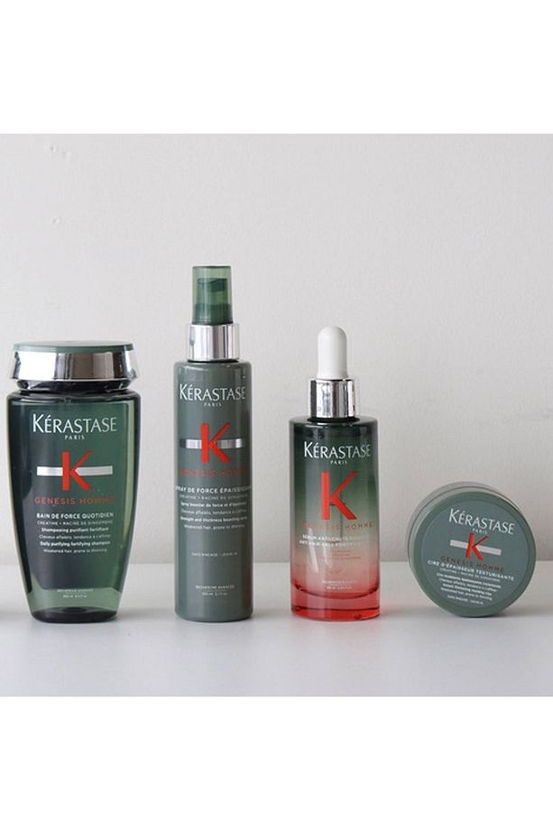 Erkeklere Özel Seri Şampuan 250ml- Serum 90 Ml -termic Spray 150 Ml -wax 75ml - 1