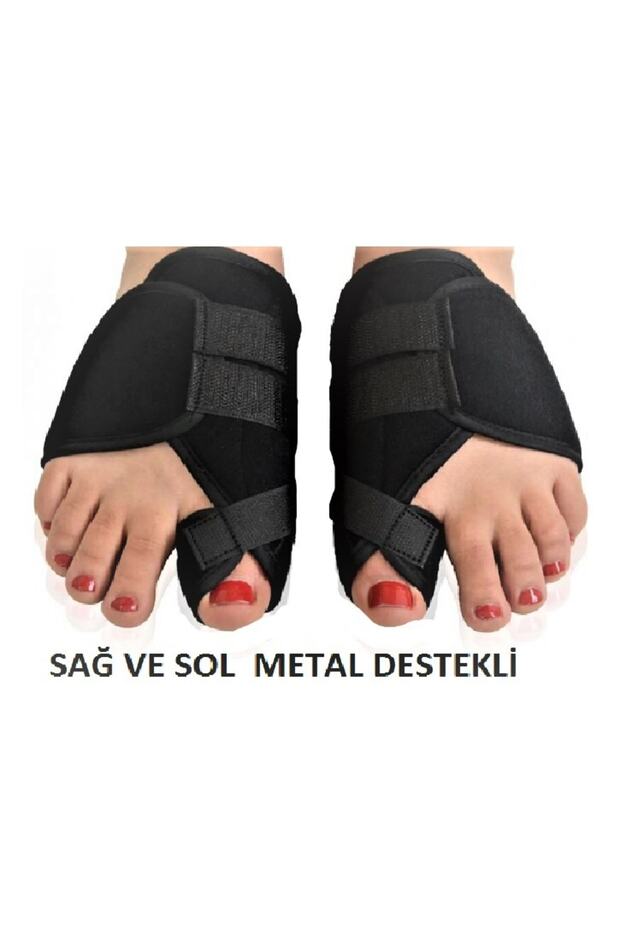 Halluks Valgus Ayak Baş Parmak Çıkıntısı Tedavisi Kemik Düzeltici 2li Gece Ateli - 4