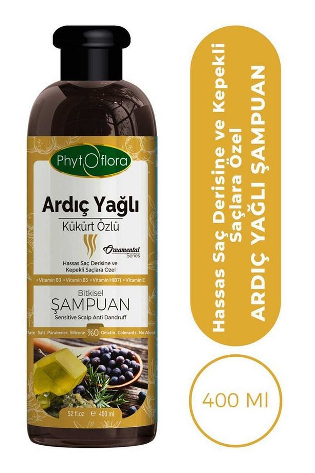 Tuzsuz Hassas Saç Derisine Ve Kepekli Saçlara Özel Ardıç Yağlı Bitkisel Şampuan - 1