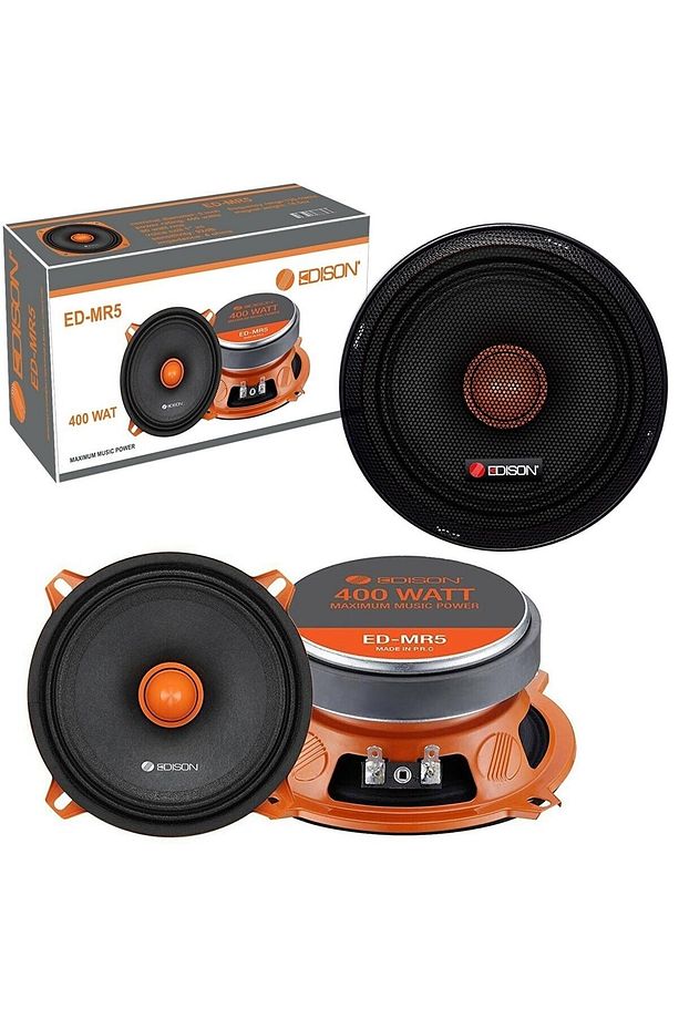 Oto Hoparlör Mıdrange 13cm 400w 80w Rms Pro 2 Adet Edıson Ed-mr5 - 1