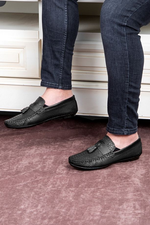 Array Hakiki Deri Erkek Günlük Ayakkabı, Rog Loafer Ayakkabı - 5
