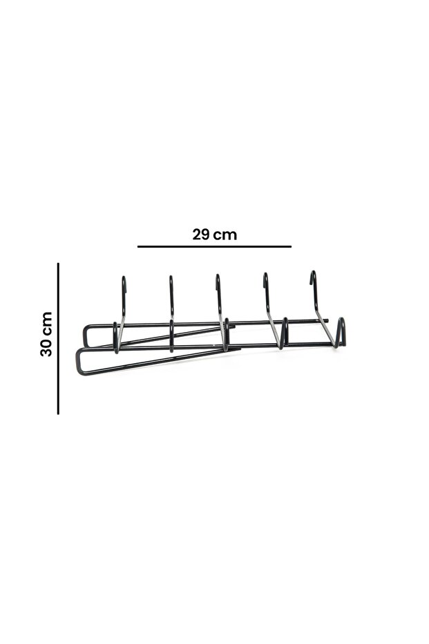 شماعة كأس سوداء تحت الرف - 4