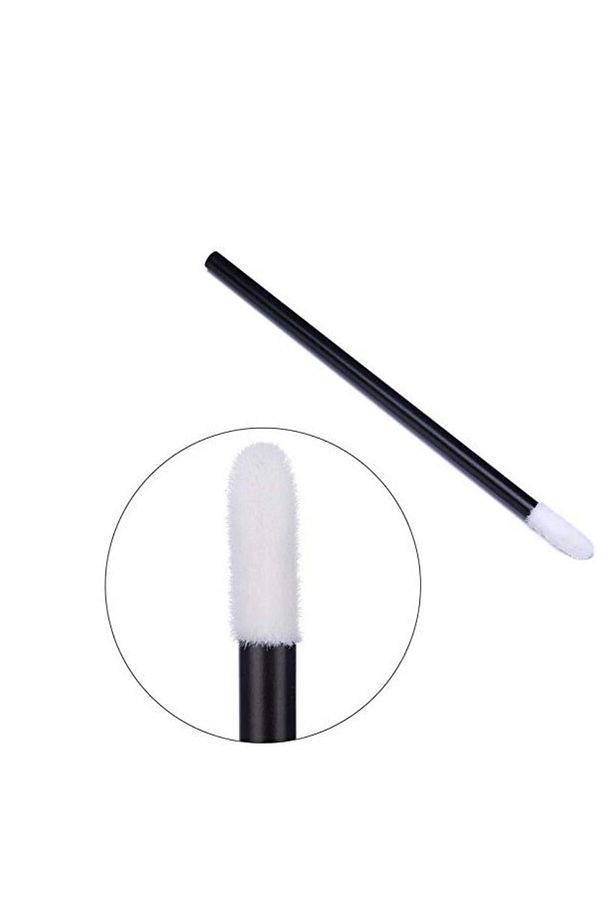 Microblading Kalıcı Makyaj Pamuklu Boya Çubuğu Ipek Kirpik Primer Remover Fırçası Microbrush 50 Adet - 3