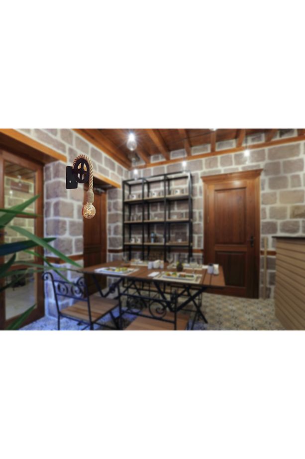 Avize Aplik Modern Tasarım Dekoratif Otantik Makara Aplik - 2