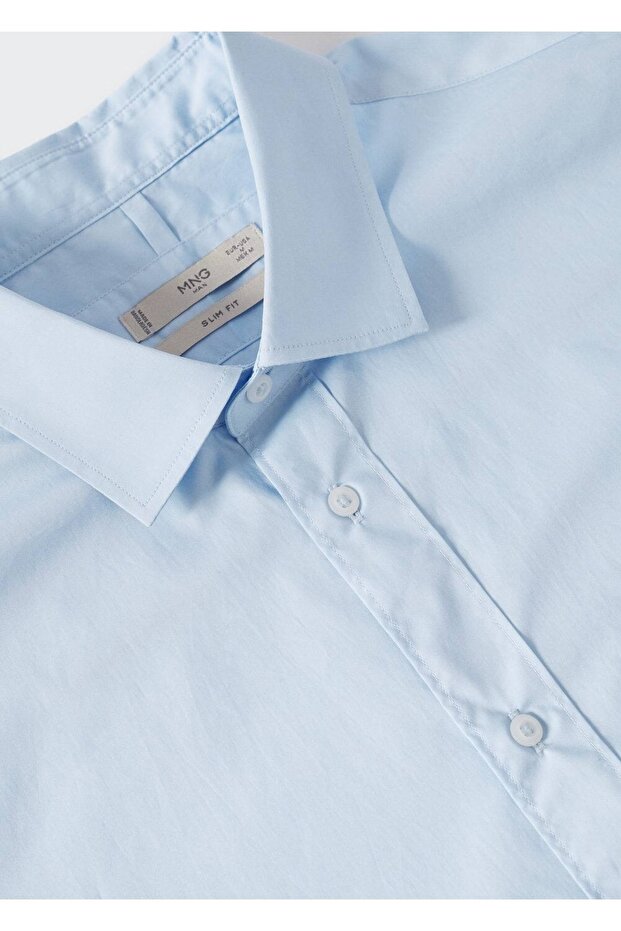 Kurzärmliges Baumwollhemd - 5