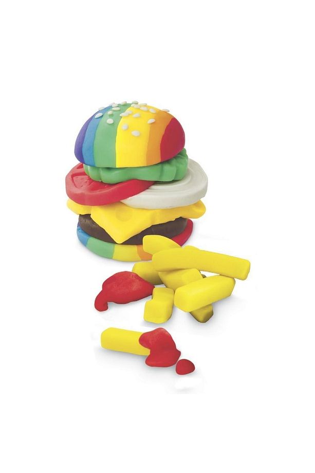 Play-doh Mutfak Atölyesi Hamburger Ve Patates Kızartması Seti -e5472 - 5