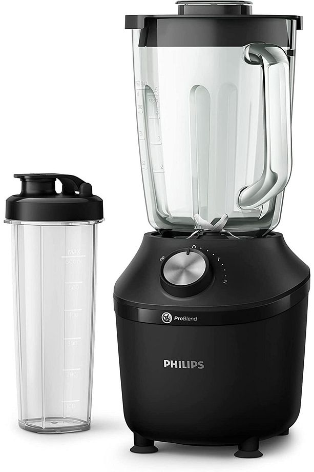 Essential Advanced Series 600 W Smoothie Blender, Cam Hazne, Siyah - 1