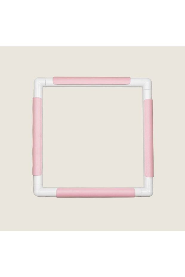 Embroidery Hoop 20 cm X 20 cm - Pink Clip / Practical Hoop Plus Hoop