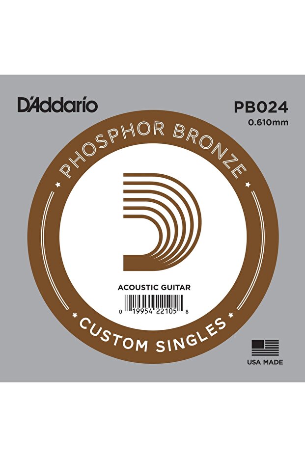 PB024 AKUSTİK TEK TEL 024 SOL (G) TELİ PHOSPHOR BRONZE - 1