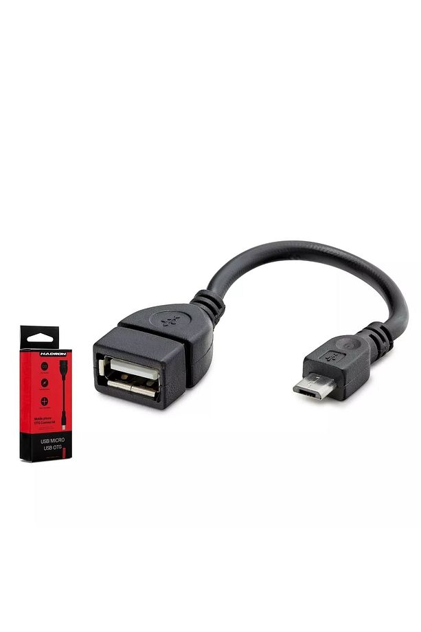 Hn4590k Mıcro Usb (M) To Usb (F) Adaptör Otg Kutulu Siyah - 1