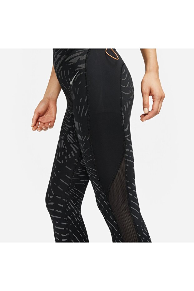 Dri-fıt Run Division Fast Yansıtıcı Baskılı Kadın Koşu Taytı Dd6803-010 - 3