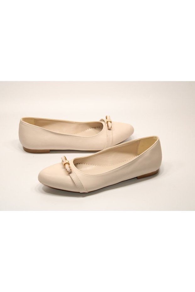 Non-Slip Flat Sole Buckle Detail Classic-sports Daily Ballerina Shoes