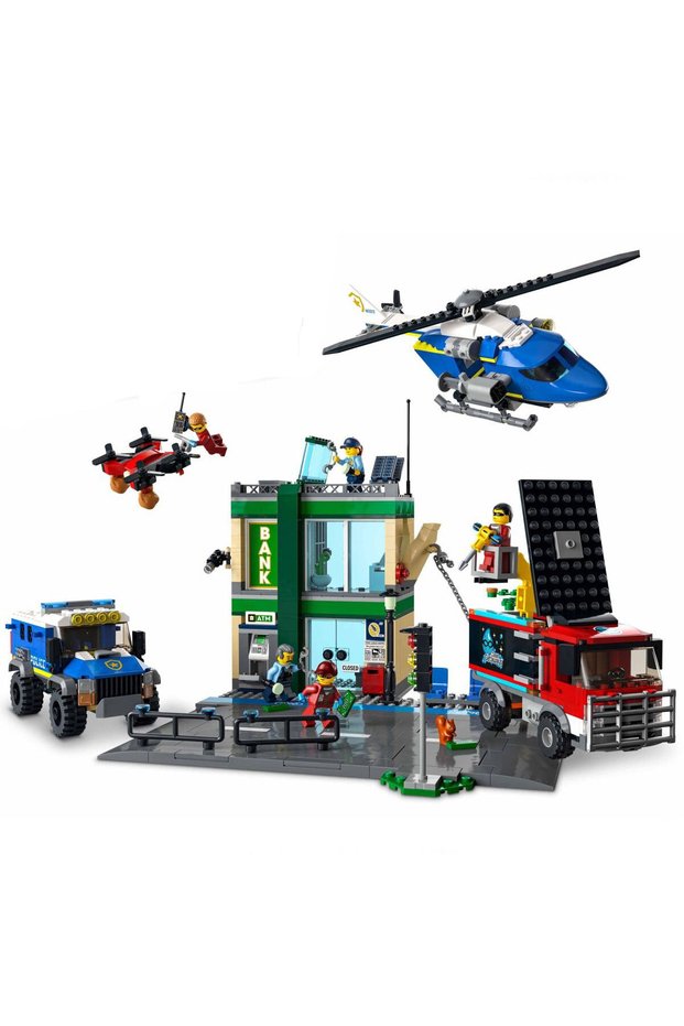 ® City Bank Police Chase 60317 Construction Set (915 Pieces)