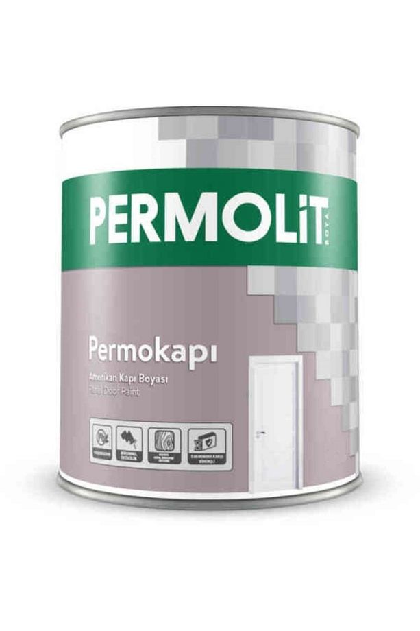Permolit Permokapı Amerikan Panel Kapı Boyası (GRİ) - 1