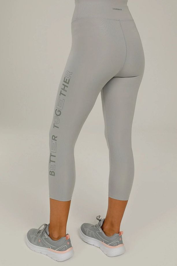2m Ct1163 Carla Slogan 3/4 Leggings 2 Kadın Tayt - 2