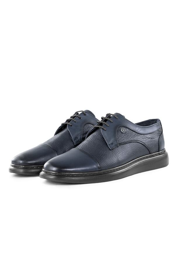 Stern Genuine Leather Men's Casual Classic Shoes, Genuine Leather Classic Shoes, Derby Classic