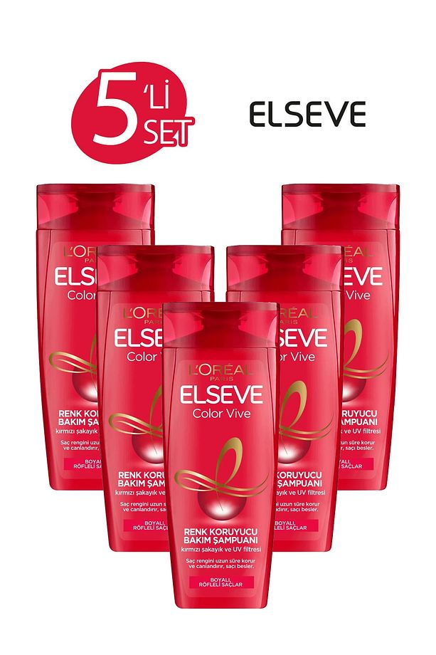 Renk Koruyucu Ve Nemlendirici Şampuan 360 ml X 5 Adet - 1