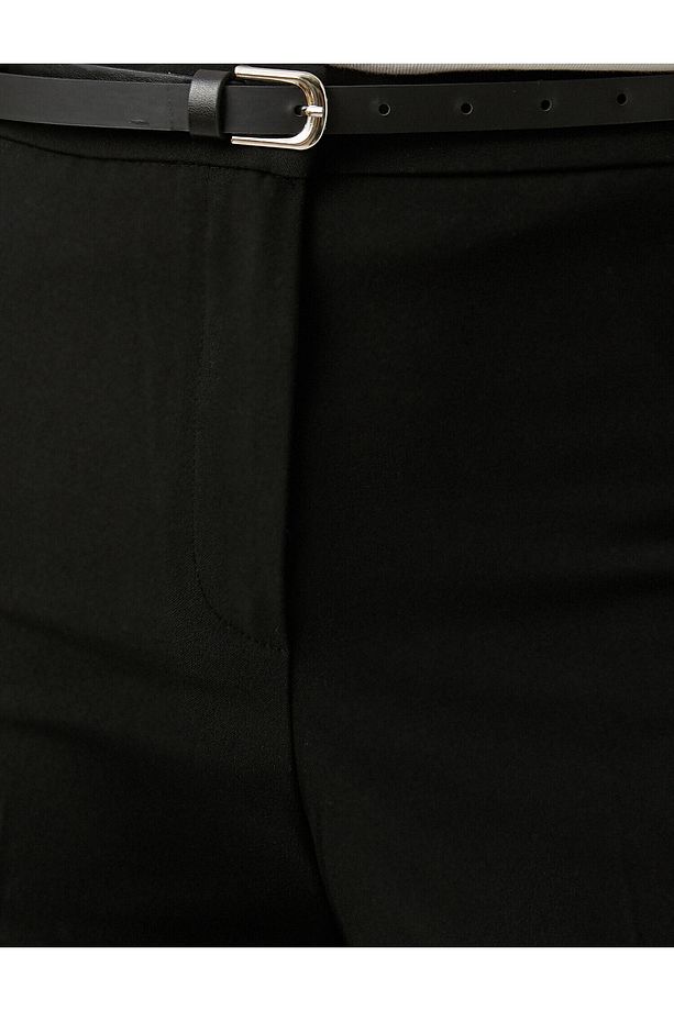 Basic Pantolon Dar Paça - 6