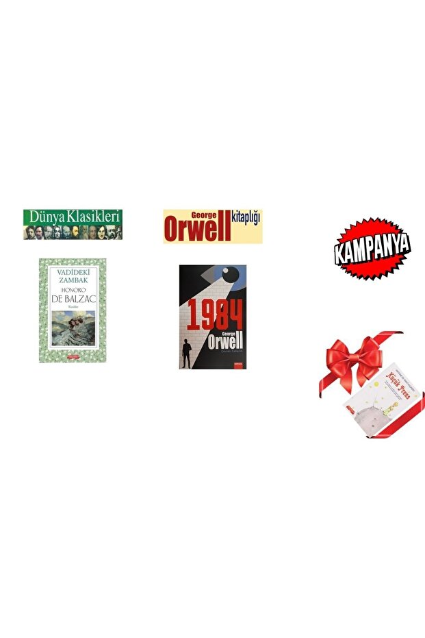 Gönül Yayınları Vadideki Zambak / 1984 Küçük Prens with Gift