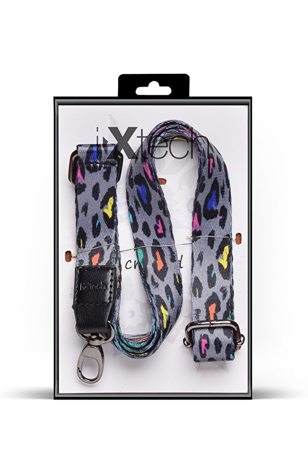 Leopard Yassı Telefon Boyun Askısı - 6