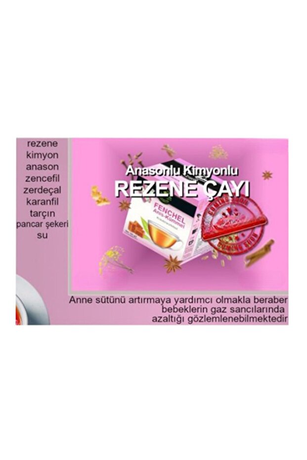 Sargılı Anasonlu Kimyonlu Rezene Bitki Çayı 100gr (20 ADET) Doğal Çay Bitkisel Çay Küp Çay - 9