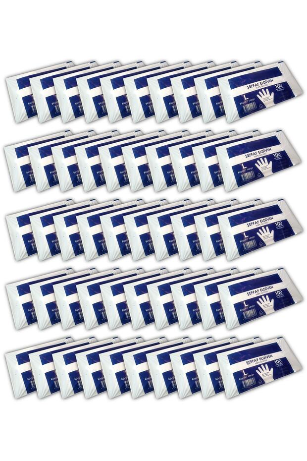 Şeffaf Gıda Poşet Eldiven 100'lü X 100 Pakette 10000 Adet - 2