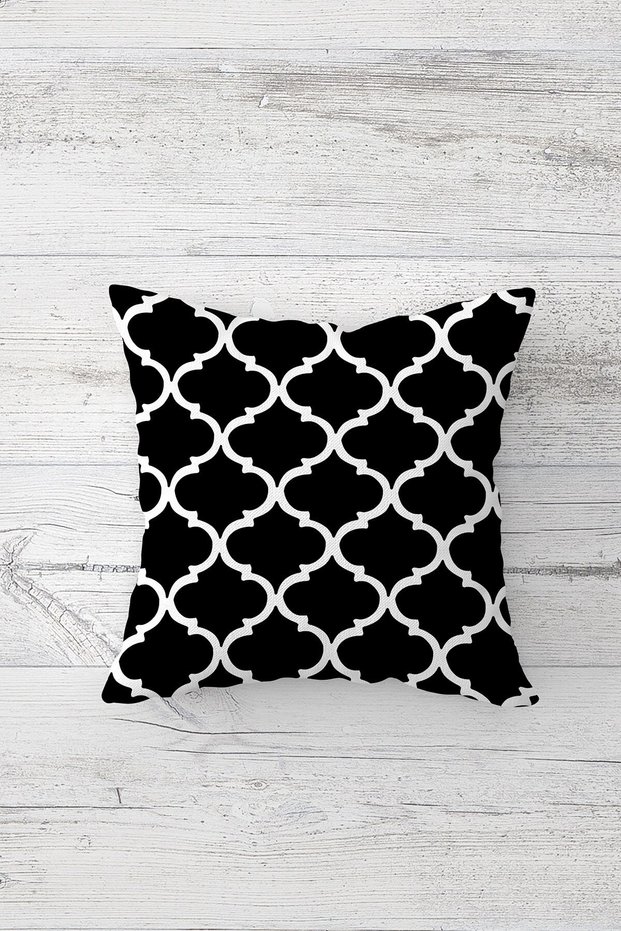 One Side Printed Hidden Zipper Decorative Pillowcase Throw Pillow Case Seat Pillowcase