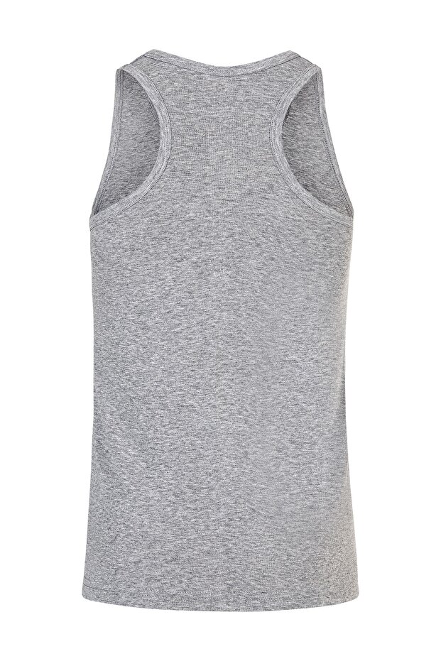 Men's Rib Gray Melange Rambo Athlete Shn10042