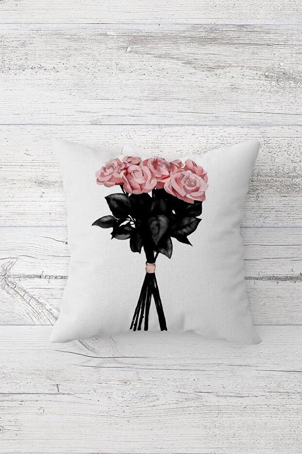 One Side Printed Hidden Zipper Decorative Pillowcase Throw Pillow Case Seat Pillowcase