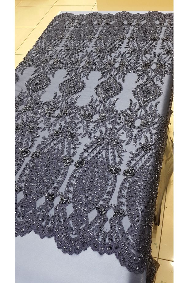 Boncuk Işlemeli Dantel 2 Metre (ASTAR DAHİL) - 1