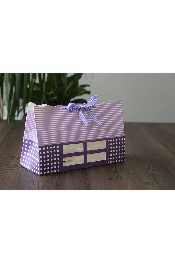 Kurabiye Cupcake Kutusu,aset3 Adet Kurdele Dahil Degıldır22x14x8.5 Ölçü - 2