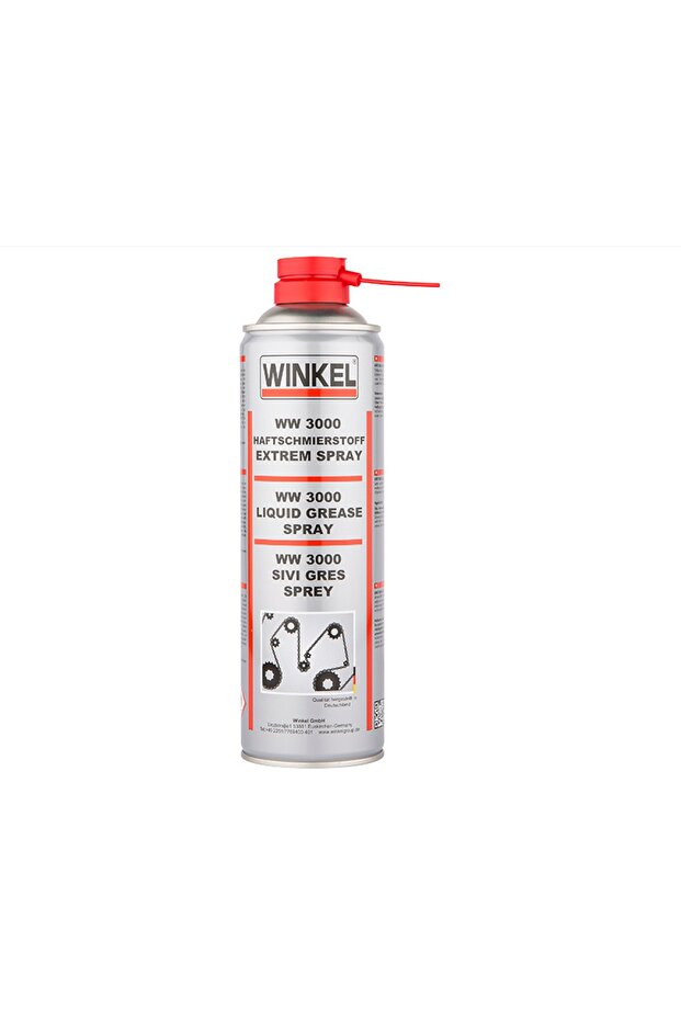 Ww 3000 Sıvı Gres Sprey Zincir Yağlama 500 Ml. - 1