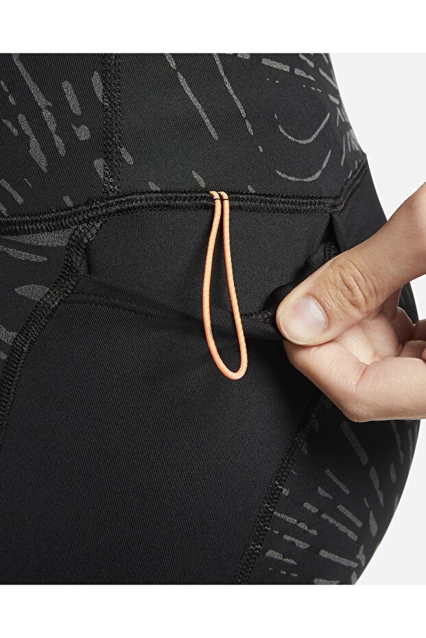 Dri-fıt Run Division Fast Yansıtıcı Baskılı Kadın Koşu Taytı Dd6803-010 - 6