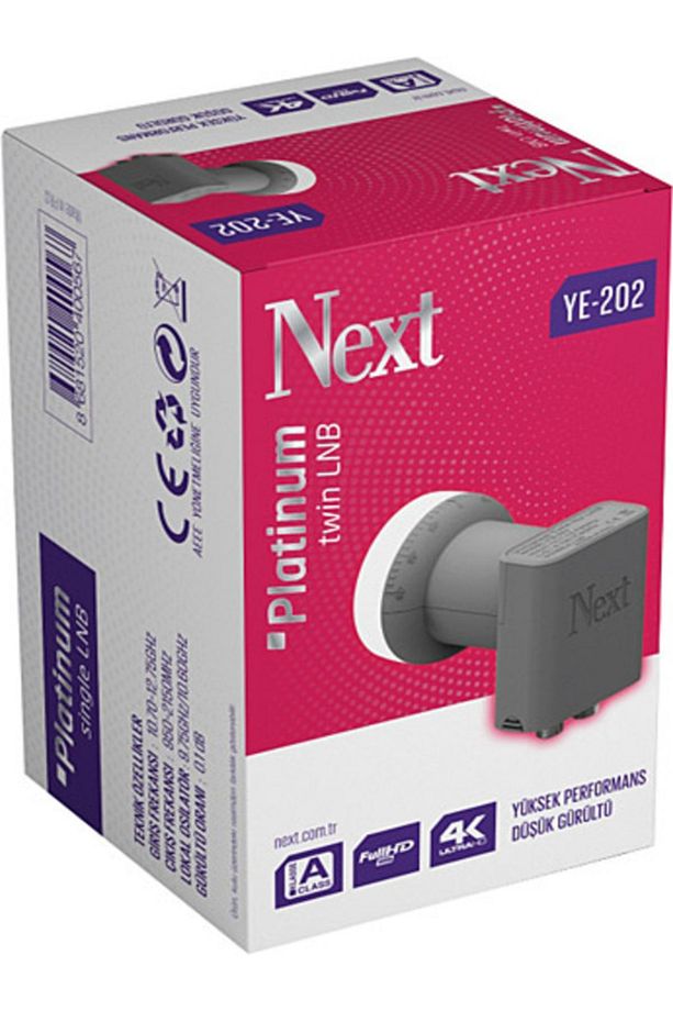 Next Ye-202 Platinum 2'li Twin Lnb 0.1db Full Hd 4k Markalı Kaliteli Ürün - 1