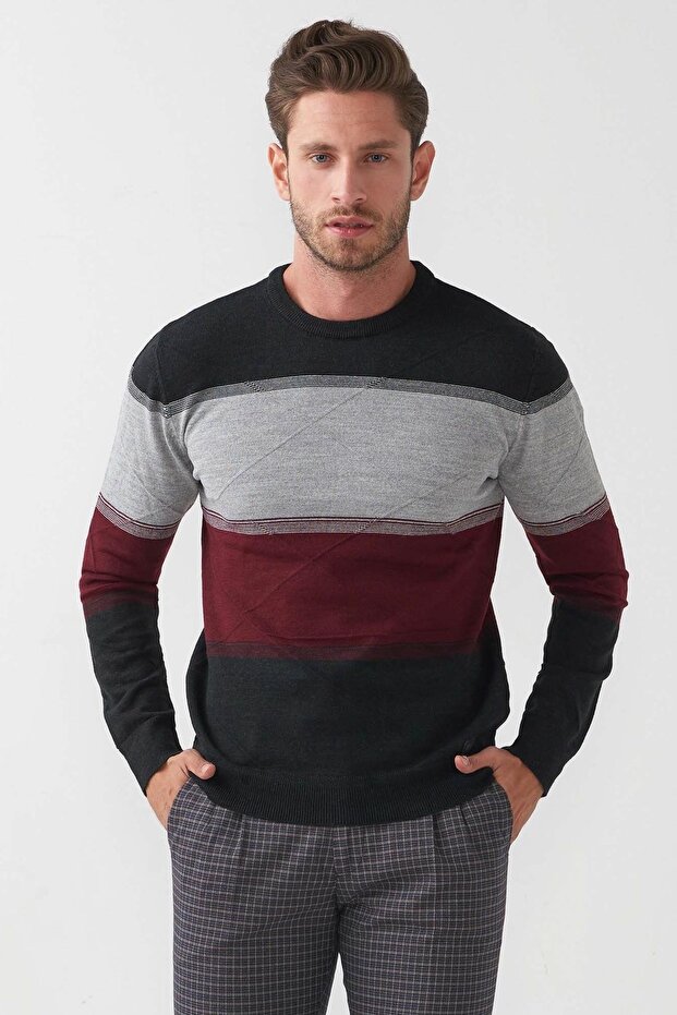 Patterned Knitwear Sweater