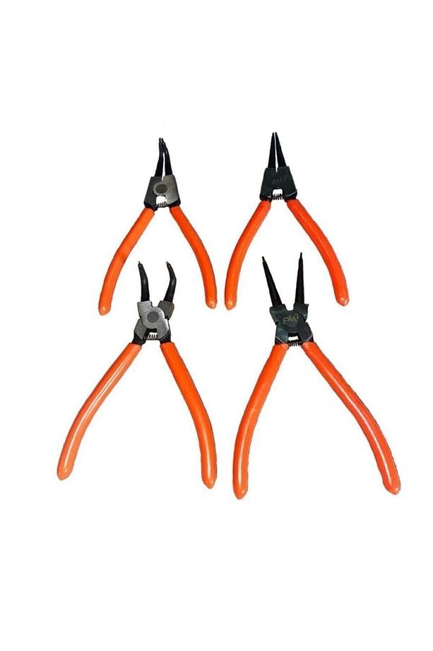 4'lü Segman Takımı Sekman Pense Seti 4 Parça Farklı Model Sekman Seti Izole Saplı - 1