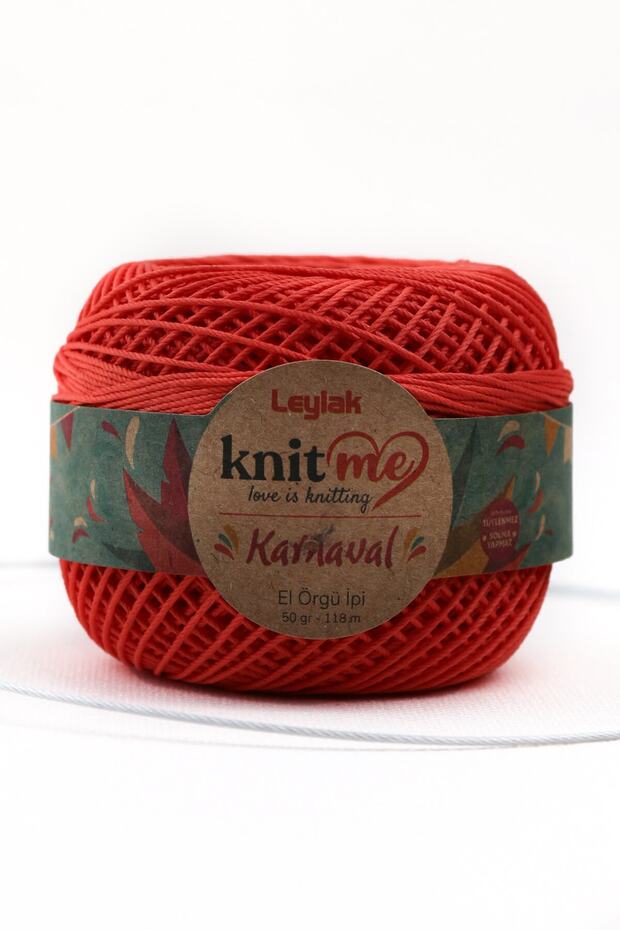 Karnaval 50 Gr Durable, Does Not Pille, Does Not Fade Polyestser Hand Knitting Yarn Taka Yarn (0480)